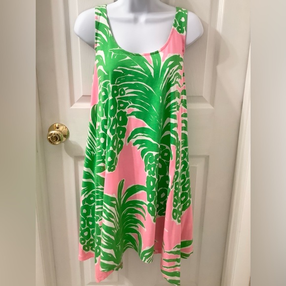 EUC Lilly Pulitzer Monterrey Dress Pink Pout Flamenco - L - Picture 5 of 10